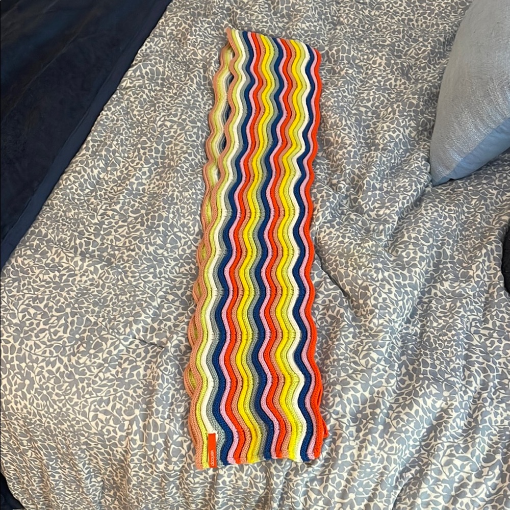 Verloop Colorful Knit Striped Scarf